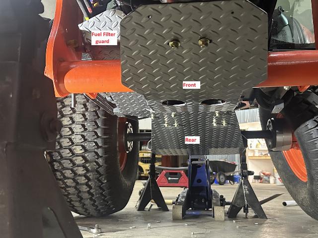 Kubota B2650 Rear Skid Plate